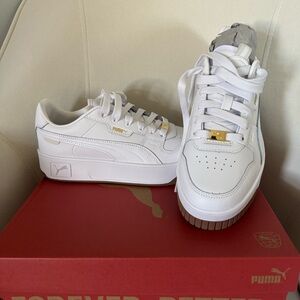 Puma Carina Street Lux White Sneakers